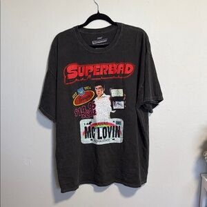 Superbad Graphic Tee - Charcoal